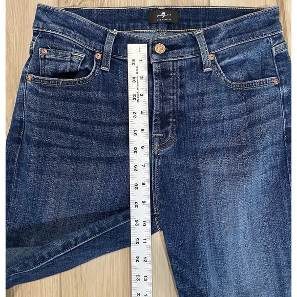 7 For All Mankind Josefina Button Fly Jeans Women’s Size 26 - Picture 3 of 14